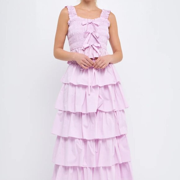 English Factory Women's Woven Lilac Blouse- Size L - Picture 8 of 9